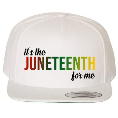 It's The Juneteenth For Me Wool Snapback Cap