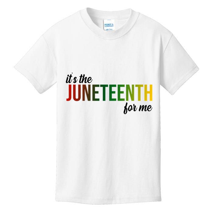 It's The Juneteenth For Me Kids T-Shirt