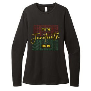 ItS The Juneteenth For Me Freeish Since 1865 Womens CVC Long Sleeve Shirt