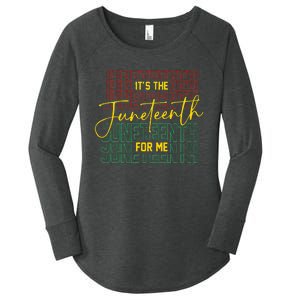 ItS The Juneteenth For Me Freeish Since 1865 Women's Perfect Tri Tunic Long Sleeve Shirt