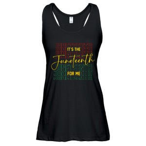 ItS The Juneteenth For Me Freeish Since 1865 Ladies Essential Flowy Tank