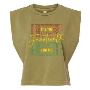 ItS The Juneteenth For Me Freeish Since 1865 Garment-Dyed Women's Muscle Tee