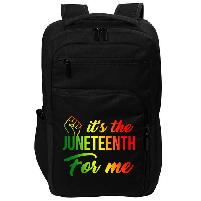 It's The Juneteenth For Me Impact Tech Backpack
