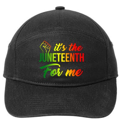 It's The Juneteenth For Me 7-Panel Snapback Hat