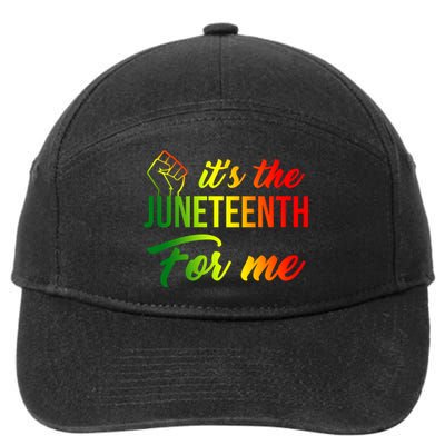 It's The Juneteenth For Me 7-Panel Snapback Hat