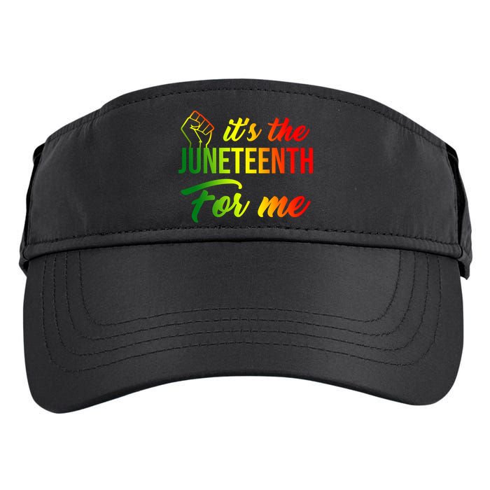 It's The Juneteenth For Me Adult Drive Performance Visor