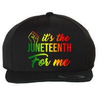 It's The Juneteenth For Me Wool Snapback Cap