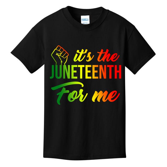 It's The Juneteenth For Me Kids T-Shirt