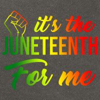 It's The Juneteenth For Me Cotton Canvas Backpack