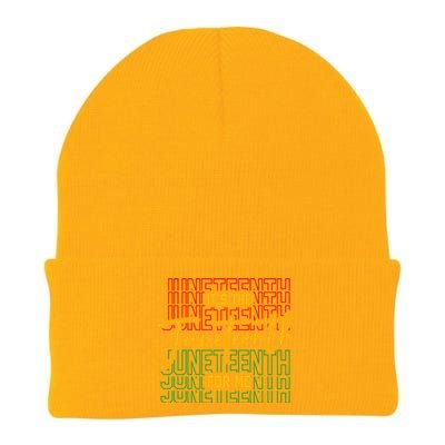 ItS The Junenth For Me African American 1865 Junenth Gift Knit Cap Winter Beanie