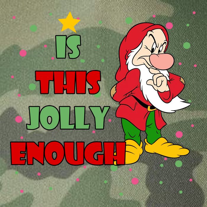Is This Jolly Enough Funny Dwarf Christmas Legacy Tie Dye Trucker Hat
