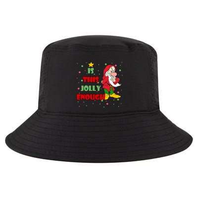 Is This Jolly Enough Funny Dwarf Christmas Cool Comfort Performance Bucket Hat