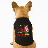 Is This Jolly Enough Funny Dwarf Christmas Doggie Tank