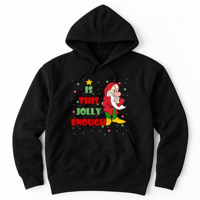 Is This Jolly Enough Funny Dwarf Christmas Hoodie
