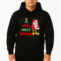 Is This Jolly Enough Funny Dwarf Christmas Hoodie