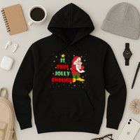 Is This Jolly Enough Funny Dwarf Christmas Hoodie