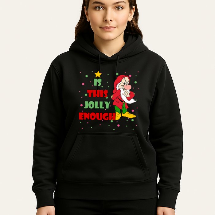 Is This Jolly Enough Funny Dwarf Christmas Hoodie