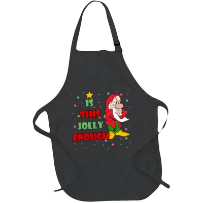 Is This Jolly Enough Funny Dwarf Christmas Apron
