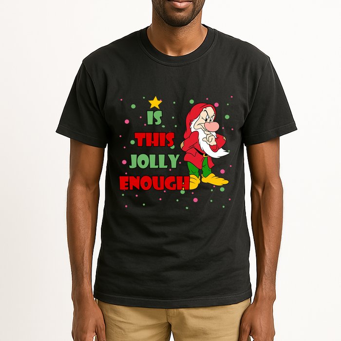 Is This Jolly Enough Funny Dwarf Christmas Tall T-Shirt