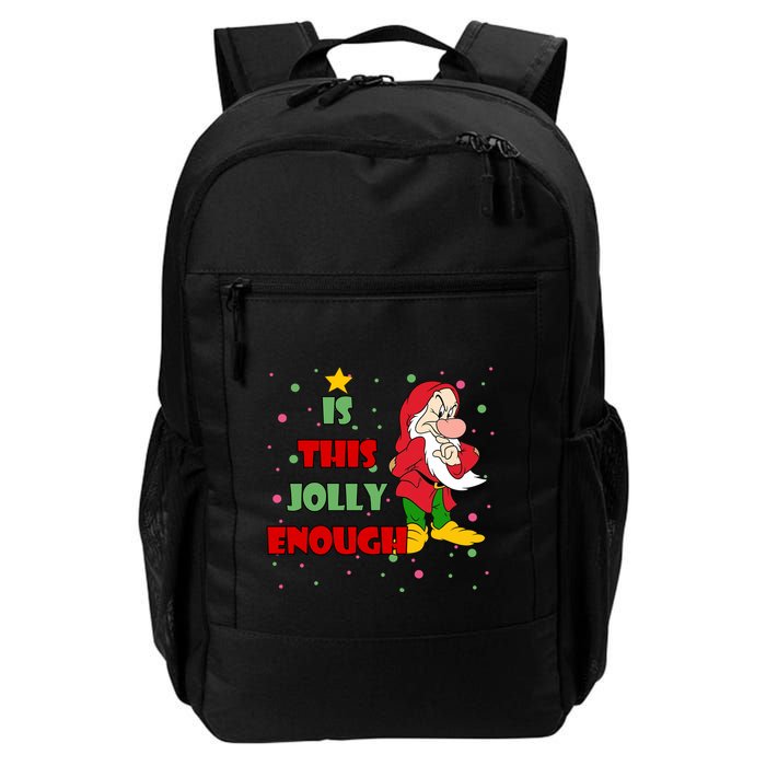Is This Jolly Enough Funny Dwarf Christmas Backpack