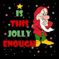 Is This Jolly Enough Funny Dwarf Christmas Backpack