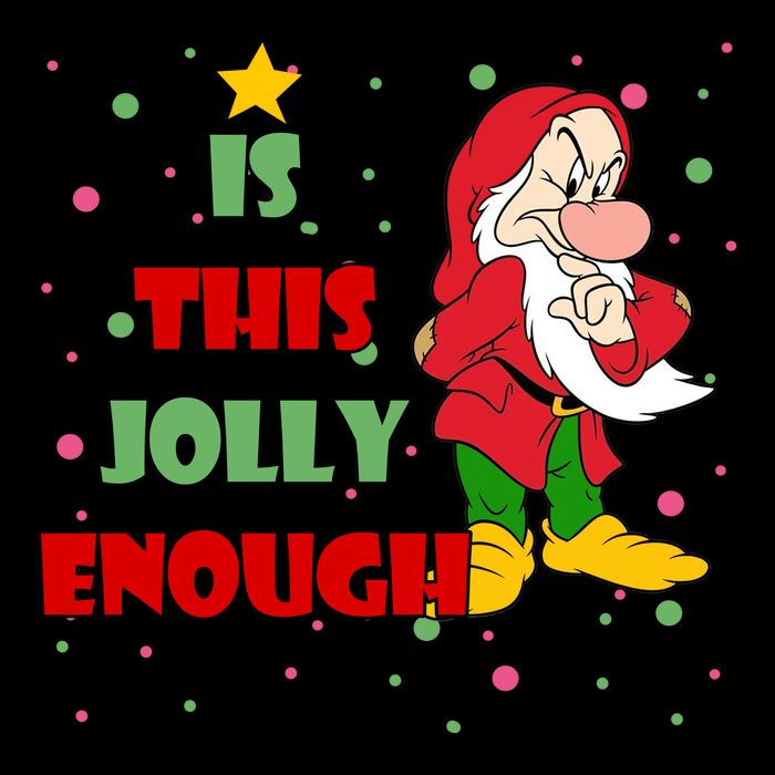 Is This Jolly Enough Funny Dwarf Christmas Backpack