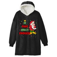 Is This Jolly Enough Funny Dwarf Christmas Hooded Wearable Blanket