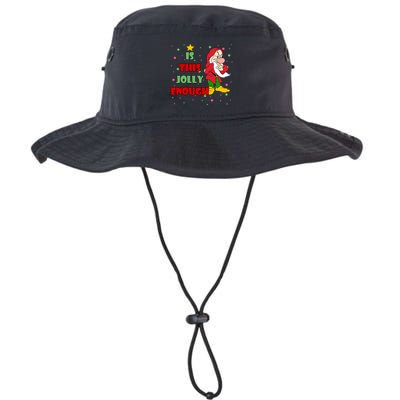 Is This Jolly Enough Funny Dwarf Christmas Bucket Hat