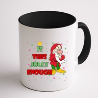 Is This Jolly Enough Funny Dwarf Christmas Mug