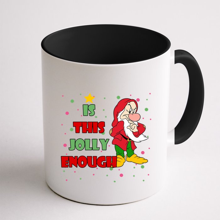 Is This Jolly Enough Funny Dwarf Christmas Mug