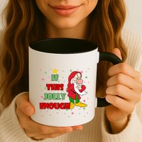 Is This Jolly Enough Funny Dwarf Christmas Mug