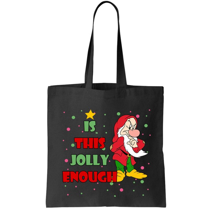 Is This Jolly Enough Funny Dwarf Christmas Bag