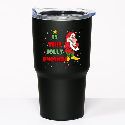 Is This Jolly Enough Funny Dwarf Christmas Tumbler