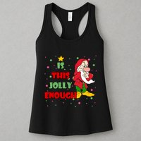 Is This Jolly Enough Funny Dwarf Christmas Womens Tank Top