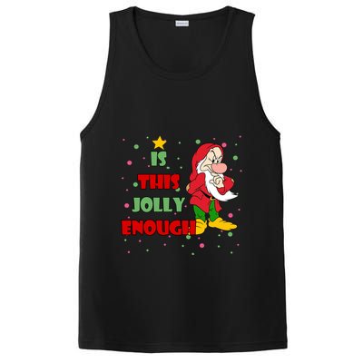 Is This Jolly Enough Funny Dwarf Christmas PosiCharge Competitor Tank