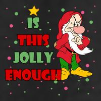 Is This Jolly Enough Funny Dwarf Christmas Trucker Hat