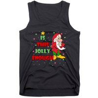 Is This Jolly Enough Funny Dwarf Christmas Tank Top