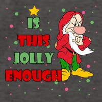 Is This Jolly Enough Funny Dwarf Christmas Vector Backpack