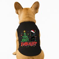Is This Jolly Enough Black Cat Merry Christmas Tree Lights Doggie Tank