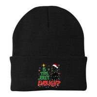 Is This Jolly Enough Black Cat Merry Christmas Tree Lights Beanie