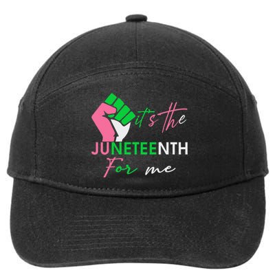 It's The Juneteenth aka For Me Freeish Since 1865 7-Panel Snapback Hat