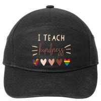 I Teach Kindness Love Autism African LGBT Pride Teacher 7-Panel Snapback Hat