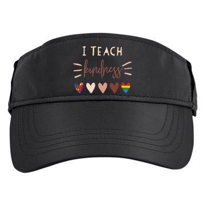 I Teach Kindness Love Autism African LGBT Pride Teacher Adult Drive Performance Visor