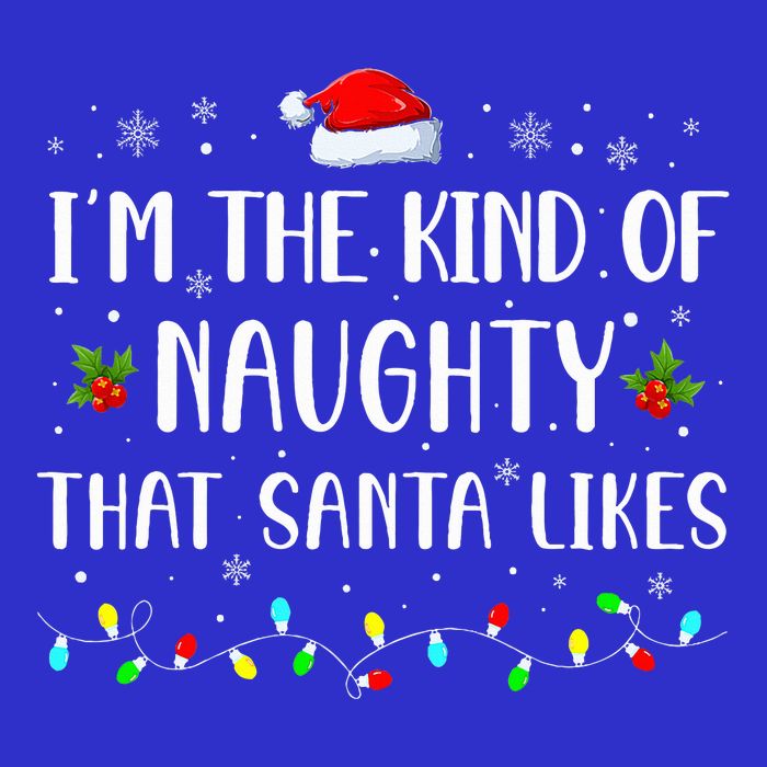 I'm The Kind Of Naughty That Santa Likes  Short Acrylic Beanie