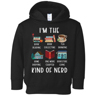 I'm The Kind Of Nerd Funny Book Reading Toddler Hoodie