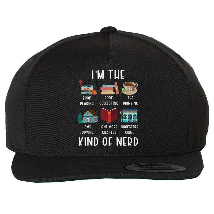 I'm The Kind Of Nerd Funny Book Reading Wool Snapback Cap