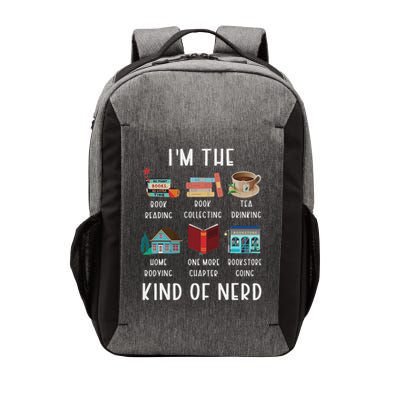 I'm The Kind Of Nerd Funny Book Reading Vector Backpack