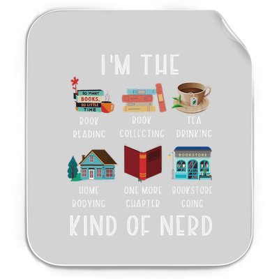 I'm The Kind Of Nerd Funny Book Reading Permanent Decal Sticker