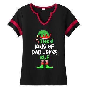 Im The King Of Dad Jokes Christmas Family Matching Cool Gift Ladies Halftime Notch Neck Tee