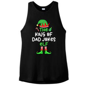 Im The King Of Dad Jokes Christmas Family Matching Cool Gift Ladies PosiCharge Tri-Blend Wicking Tank